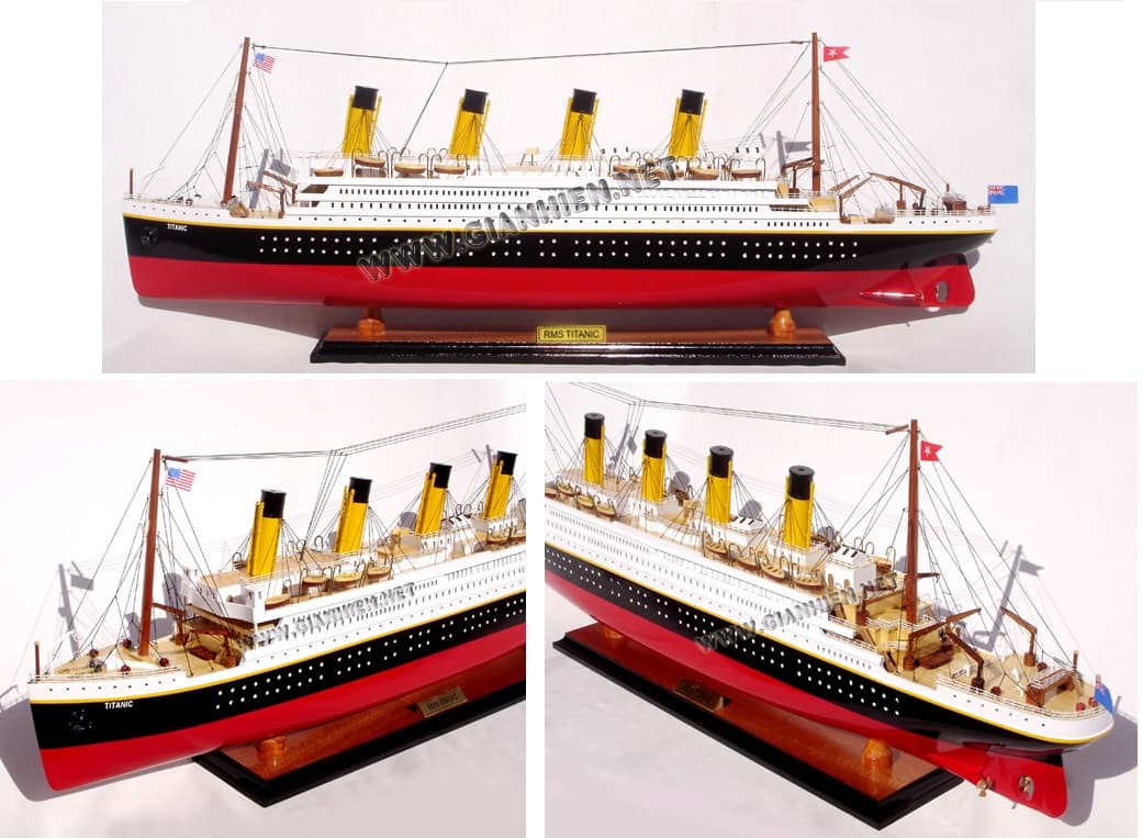 WOODEN RMS TITANIC MODEL CRUIS SHIPS